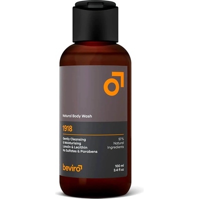 Beviro Natural Body Wash 1918 sprchový gel 100 ml