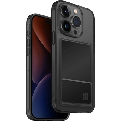 UNIQ Air Fender ID iPhone 15 Pro Smoked sivé tinted
