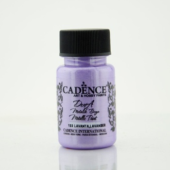 Cadence Metalická akrylová Dora Metalic 50 ml levander levandulová DM188
