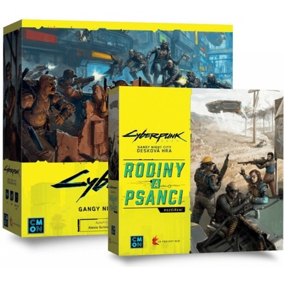 Asmodee Cyberpunk 2077: Gangy Night City + Rodiny a psanci