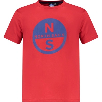 North sails Тениска с къс ръкав за деца north sails, Размер 12a, Цвят Червено (795210000_ro0230)