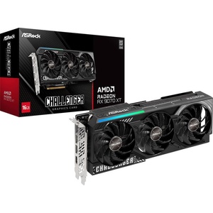ASRock Radeon RX 9070 XT Challenger 16GB GDDR6 256bit (RX9070XT CL 16G) Видео карти