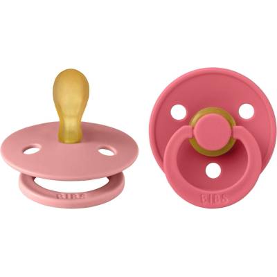 Bibs Colour dudlíky z přírodního kaučuku 2 ks Ivory/Blush