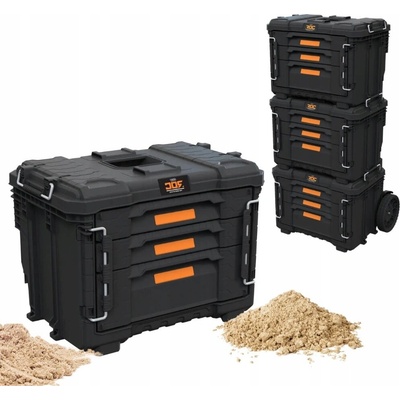 Keter Roc Pro Gear 2.0 Box se třemi zásuvkami 259671 – Zboží Mobilmania