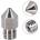 Two Trees Титаниева дюза MK8 M6 0.4mm TC4 до +500° Titanium Alloy