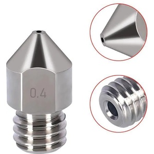 Two Trees Титаниева дюза MK8 M6 0.4mm TC4 до +500° Titanium Alloy