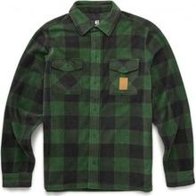 Etnies pánská košile woodsman fleece olive zelená