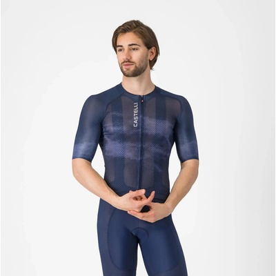 Castelli CLIMBER'S A/C JERSEY Tmavě modrá Bílá pánský