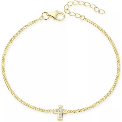 Olivie stříbrný KŘÍŽEK GOLD 7269