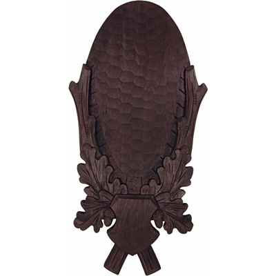 Dřevo Novák Podložka pod trofej, řezbovaná, daněk č.207 Barva: Černá