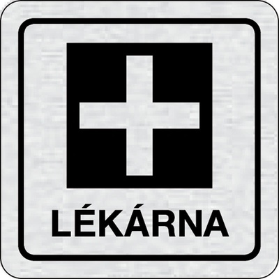 Nalepovací cedulka na dveře - Lékárna