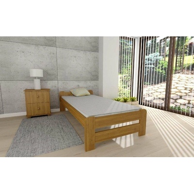 ComfortMatrace Monika + rošt masiv borovice / Barva jelša matrace Goltex 20cm