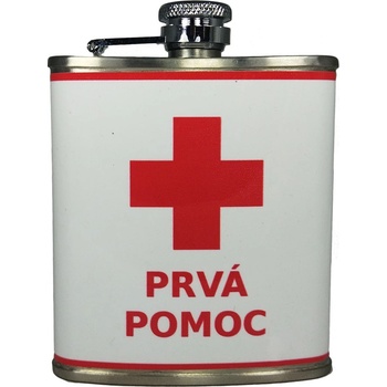 Ploskačka nerezová Prvá pomoc 180 ml