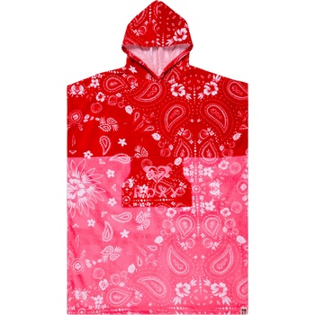 Roxy Дамско пончо за сърф Roxy Women's Stay Magical Printed Surf poncho - Hibiscus Boho Bandana Bico - размер One Size (150-6364-0311)