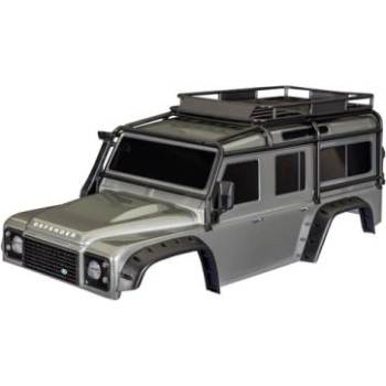 Traxxas каросерия TRX-4 Land Rover Defender сребърна (безскобова)