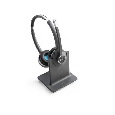 Cisco 562 Wireless Dual - Náhlavní souprava - náhlavní - DECT 6.0 - bezdrátový - s Standard Base St CP-HS-WL-562-S-EU=