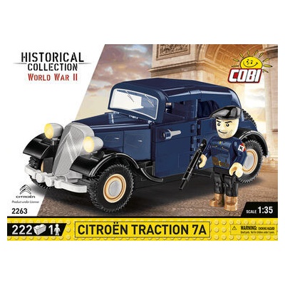 Cobi 2263 World War II Francúzske civilné vozidlo CITROËN Traction 7A