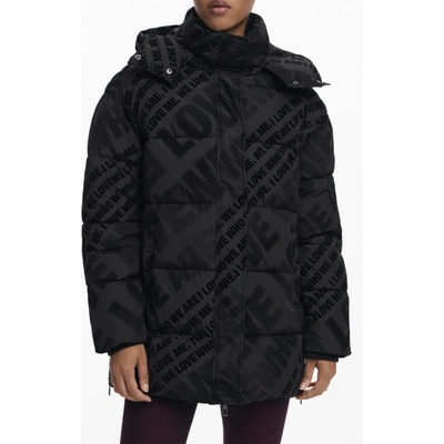 DESIGUAL Дамско яке desigual, Размер xs, Цвят Черен (25wwew23_ne2000)