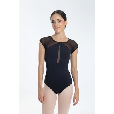 Intermezzo trikot so sieťovinou 31566 čierny