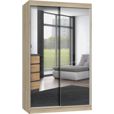TP Living IGA 120 cm se 2 zrcadly dub sonoma