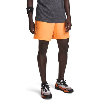 Under Armour Мъжки къси панталони Under Armour Woven Graphic Shorts Mens - Orange/Castl