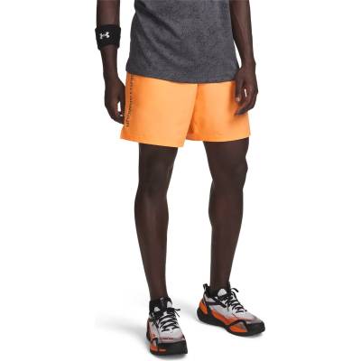 Under Armour Мъжки къси панталони Under Armour Woven Graphic Shorts Mens - Orange/Castl