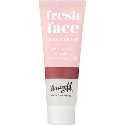 Barry M Fresh Face Cheek & Lip Tint хидратиращ и озаряващ руж и червило 2в1 10 ml нюанс Deep Rose