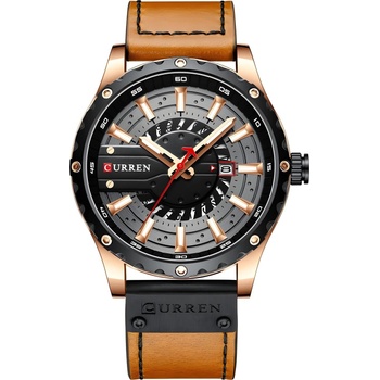 Curren Часовник curren ha-14246 - Кафяв / Черен kp14246 (ha-14246)