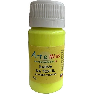 Artemiss Barva na textil světlý Neon 71 žlutá 40 g