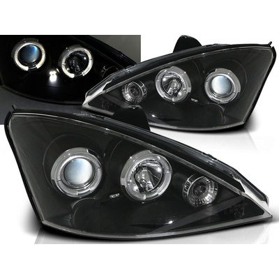 Predné svetlá Ford Focus I 01-04 Angel Eyes Black
