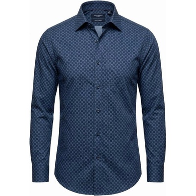 Ego Man pánská košile slim fit S0297-03 tmavě modrá