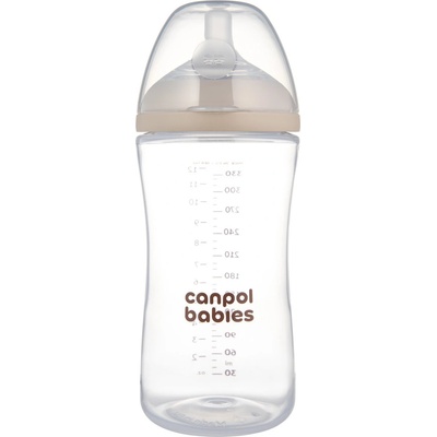 Canpol babies Lahev antikoliková natural shape 330 ml