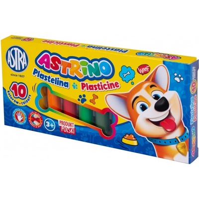 Astra ASTRINO PLASTELINA 10 farieb POĽSKÝ produkt