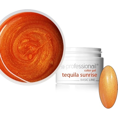 Professionail barevný UV gel Tequila Sunrise 5 ml
