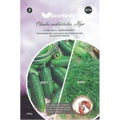EASY GARDEN VÝSEVNÝ PÁSEK Okurka nakládačka Aloe F1 kopr OLIVER