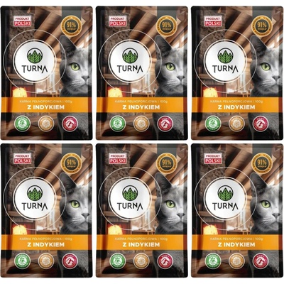 TURNA Cats s krůtou 6x100 g