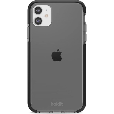 Holdit Калъф Holdit - Seethru, iPhone 11, черен (7330985150630)