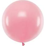 Party Deco Голям Латексов Балон 60 см - Бебешко Розово (olbom-081j)