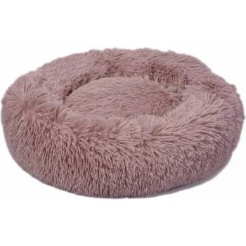 Image 1 of DUBEX PONCHIK - Medium - меко, плюшено, кръгло легло, 60 х 13 см - РОЗОВО, Турция - 13497/VR02