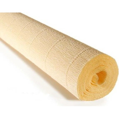 Italský krepový papír Cartotecnica Rossi 180g (50 x 250cm) - krémová 577
