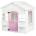 Ginger Home Детска дървена къщичка за игра, Pink House