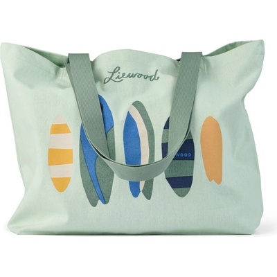 Liewood Tote Bag Big Boards/Light Peppermint