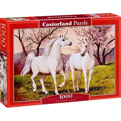 Castorland Пъзел Castorland от 1000 части - Любовта на еднорозите