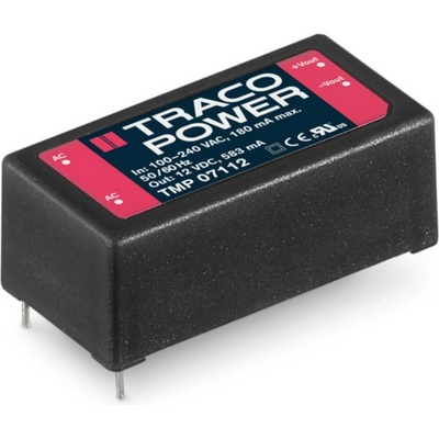 TracoPower TMP 15115 AC/DC zdroj do DPS 15 V/DC 1 A 15 W