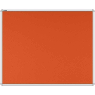 VMS VISION Stolový paraván EKONOMIK ekoTAB oblý roh 80 x 65 cm oranžový