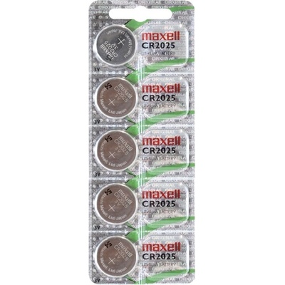 Maxell батерии cr2025 5бр. 18586200 (18586200)