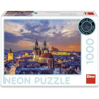 Dino - Puzzle View of Hradčany, neon - 1 000 piese