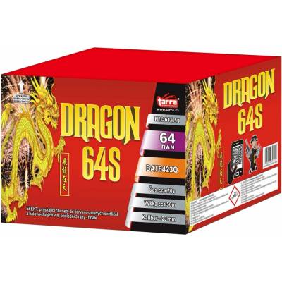 Ohňostroj Baterie výmetnic DRAGON 64S 64 ran 6 1 BAT6423Q