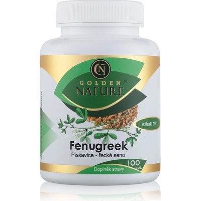 Golden Nature Fenugreek Pískavice řecké seno 100 kapslí