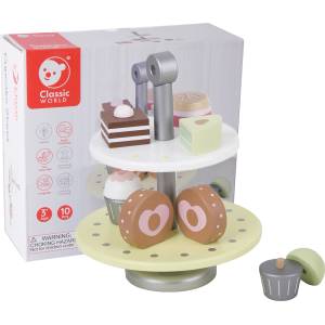 Classic World Дървена играчка Classic World - Поставка за сладкиши (CW50514) - baby